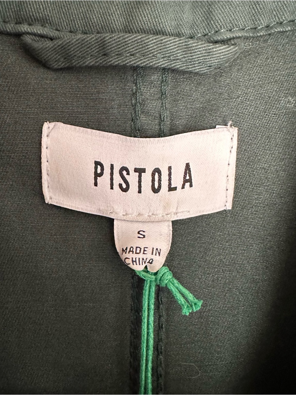 Pistola Grover Short Sleeve Field Suit Utility Jumpsuit Green Size Small NWT - Picture 10 of 14